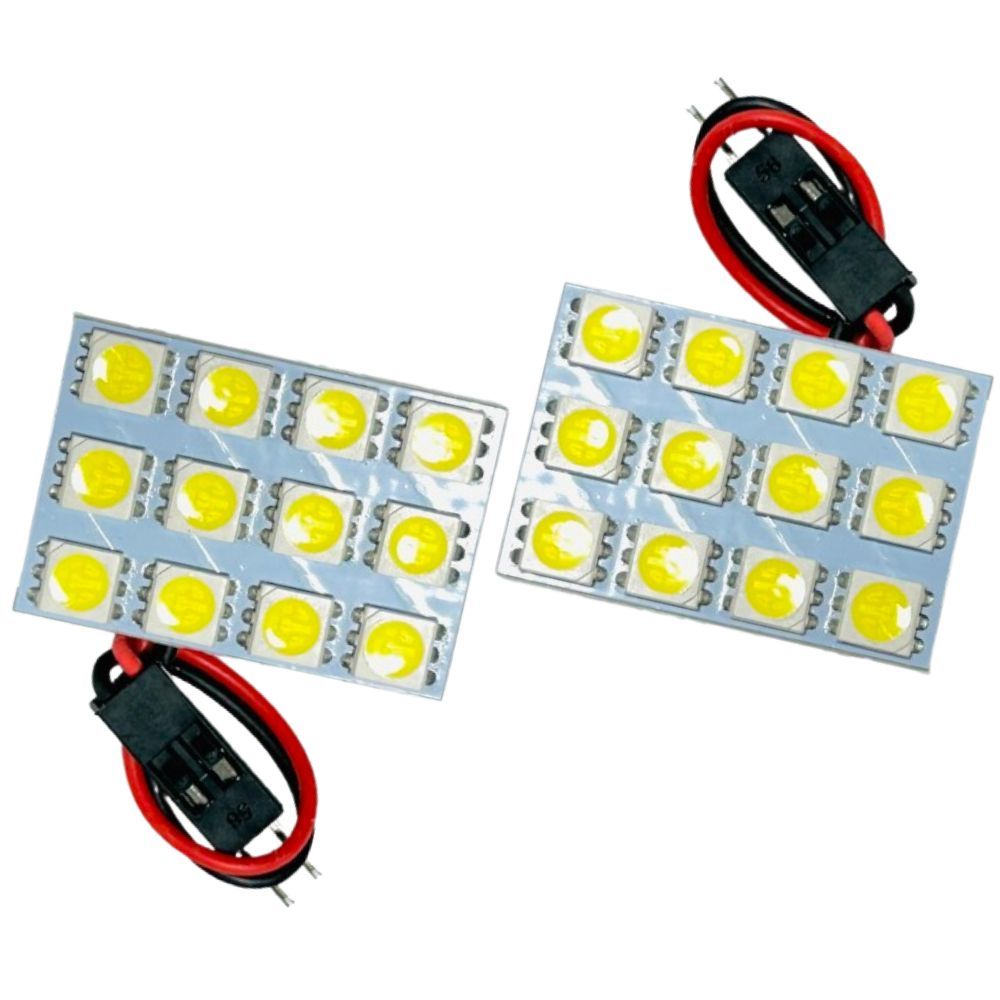 超爆光！ 78プラド ランドクルーザープラド LED ルームランプ KZJ78 VZJ78 [H2.4～H8.5] トヨタ 2点セット 室内灯  カスタム パーツ 車内灯 ホワイト 車検対応