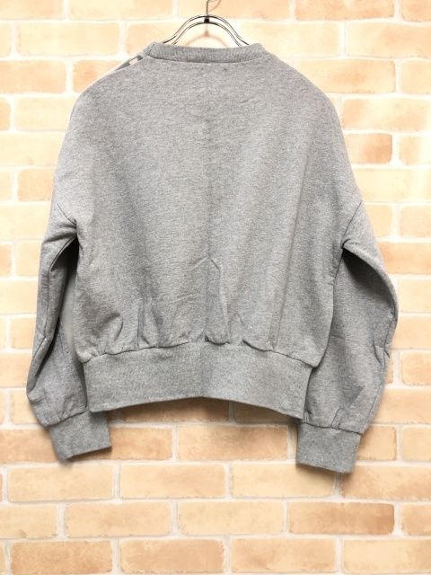 【中古】 AMERI VINTAGE アメリ MISALIGNED SWEAT 0181320101 グレー  111421091 中古】 AMERI VINTAGE アメリ MISALIGNED SWEAT 0181320101