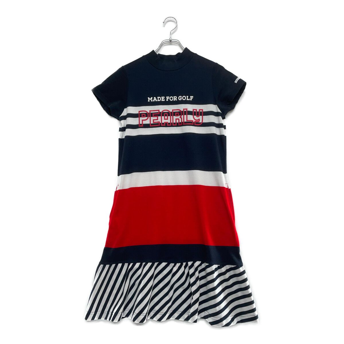 中古 レディース パーリーゲイツ PEARLY GATES ワンピース 0(S) 紺×白