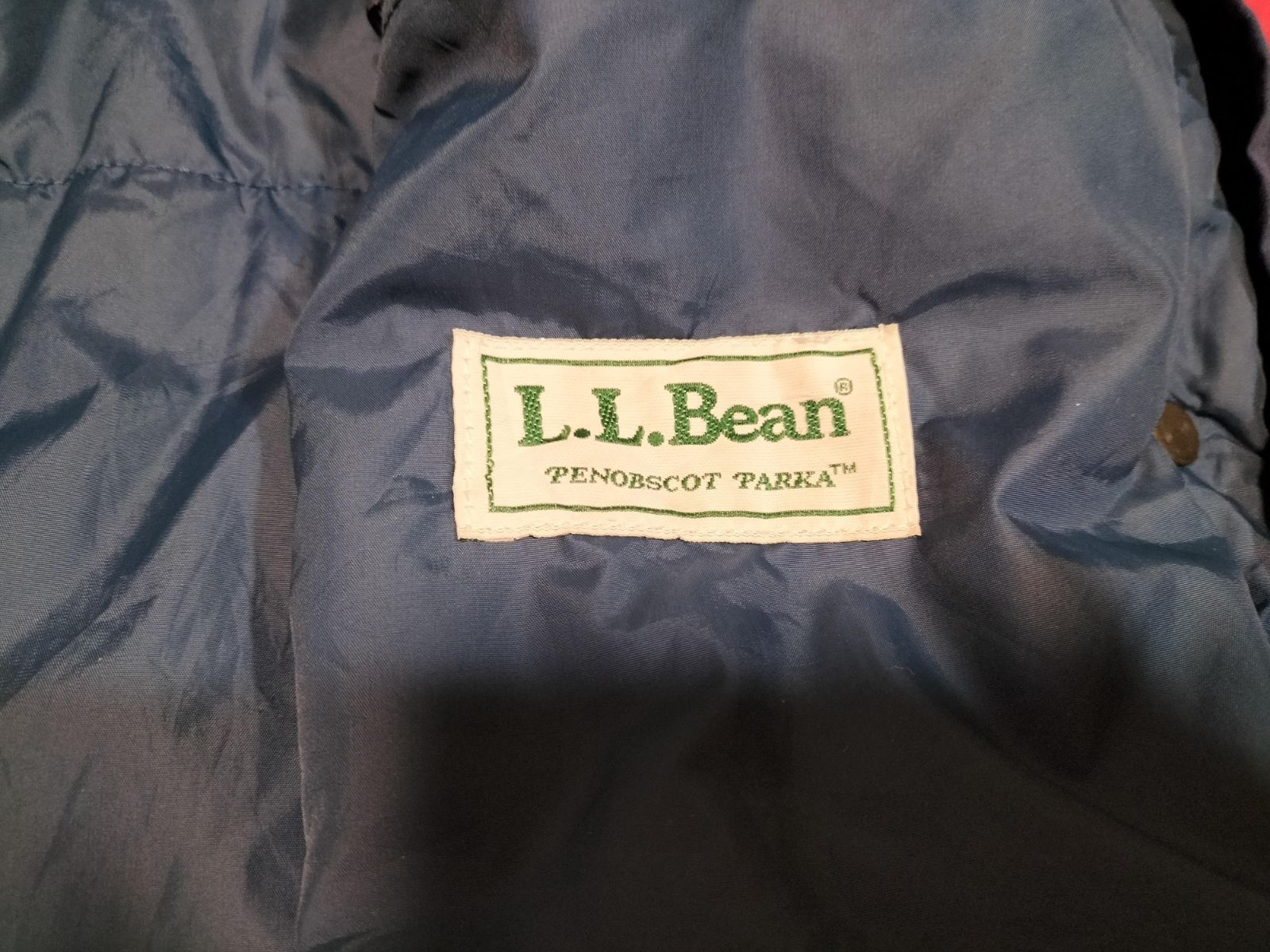 古着 80-90s USA製 山タグ L.L.Bean エルエルビーン Penobscot parka 