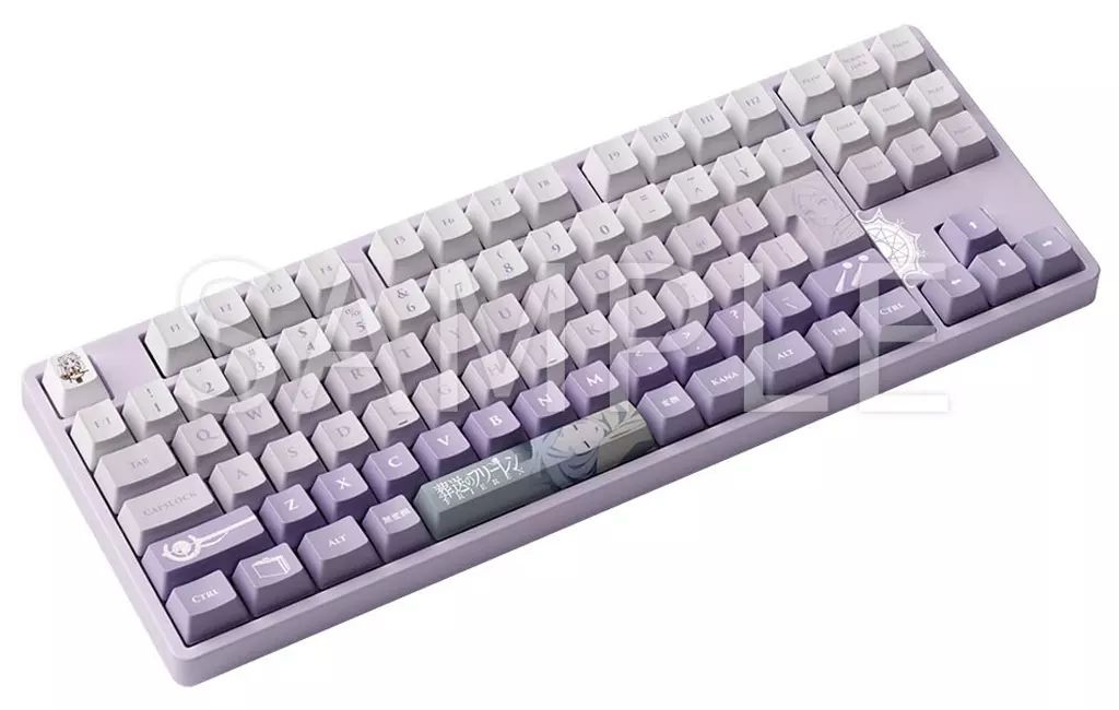 家電サプライ モチーフデザイン AMICIS ゲーミングキーボード 日本語配列 80HE 葬送のフリーレン