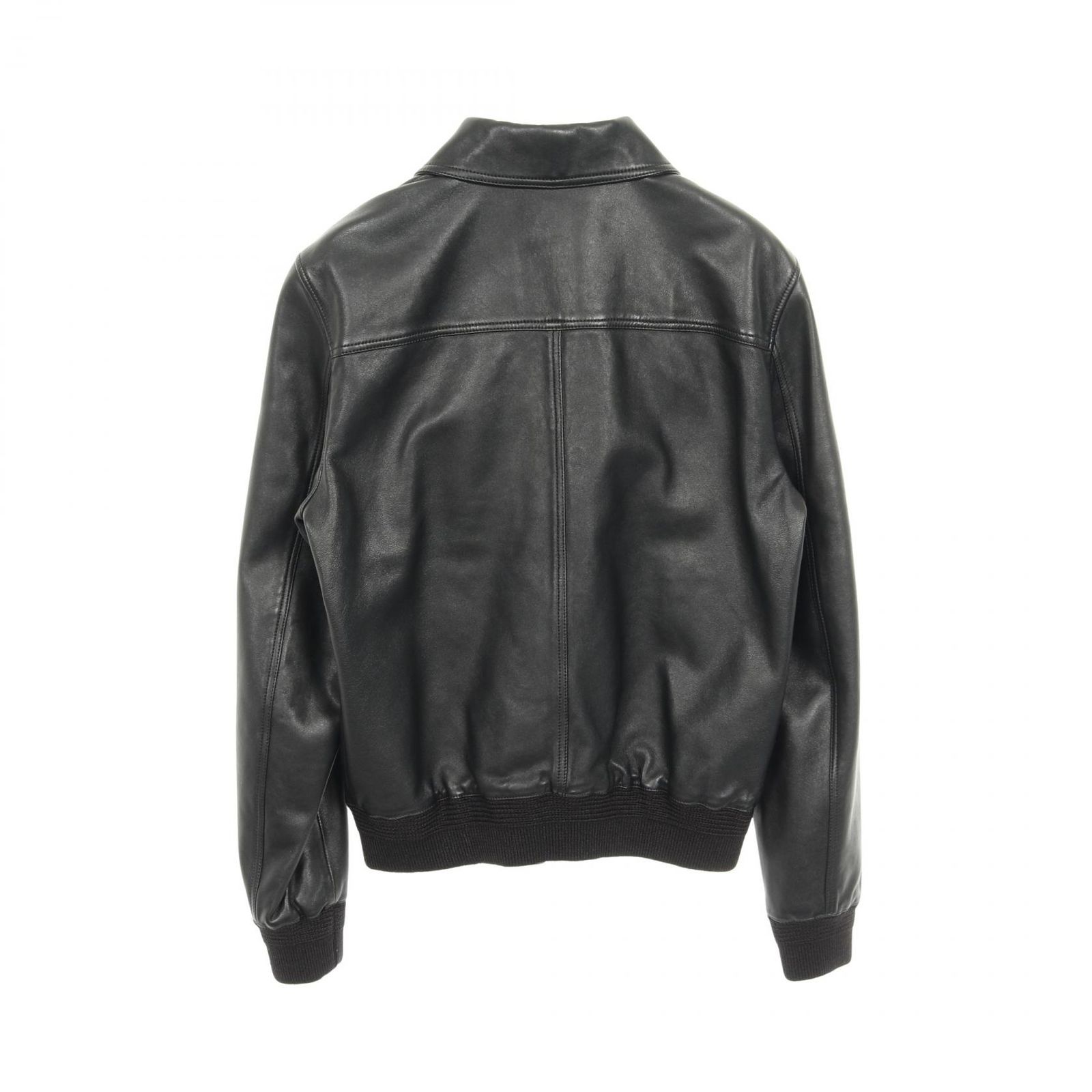 サンローランパリ SAINT LAURENT PARIS 革ジャン ブラック レザー ジャケット ブラック 635539 レディース Used A