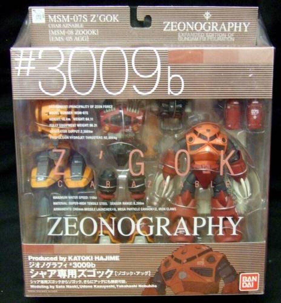 バンダイ ZEONOGRAPHY MSM-07シャア専用ズゴック ゾゴック・アッグ 