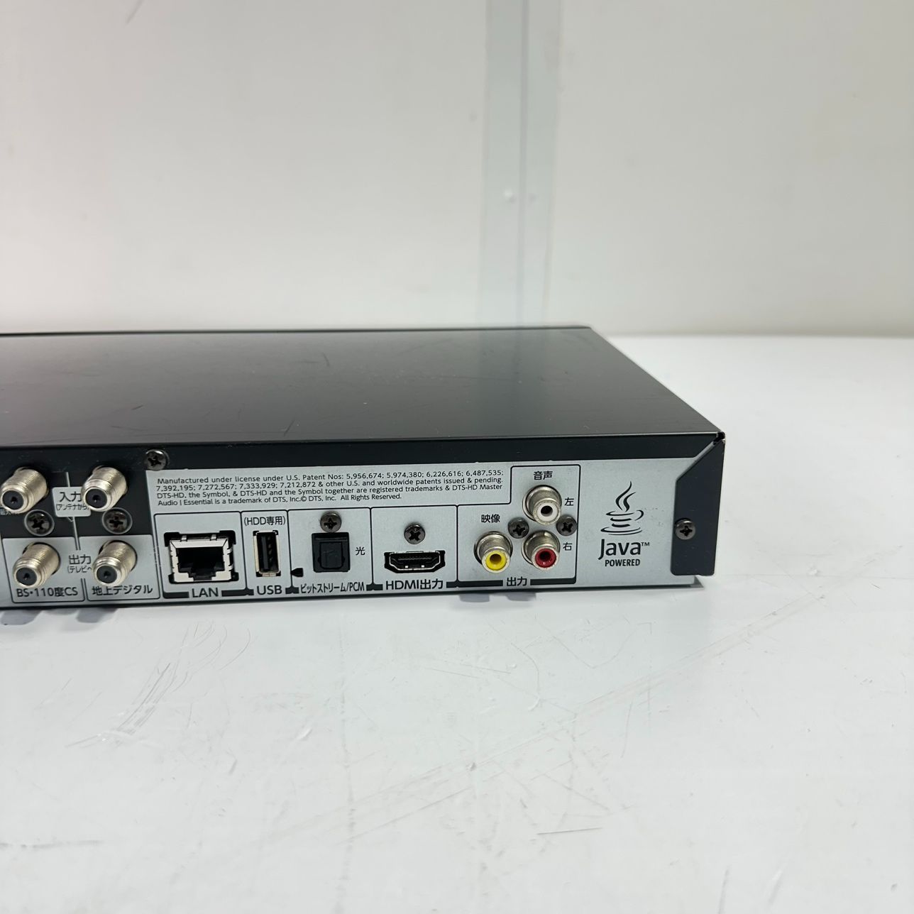 動作品　TOSHIBA　REGZA　DBR-C100 ブルーレイレコーダー DBR-C100/TOP｜レグザブルーレイ/レグザタイムシフトマシン