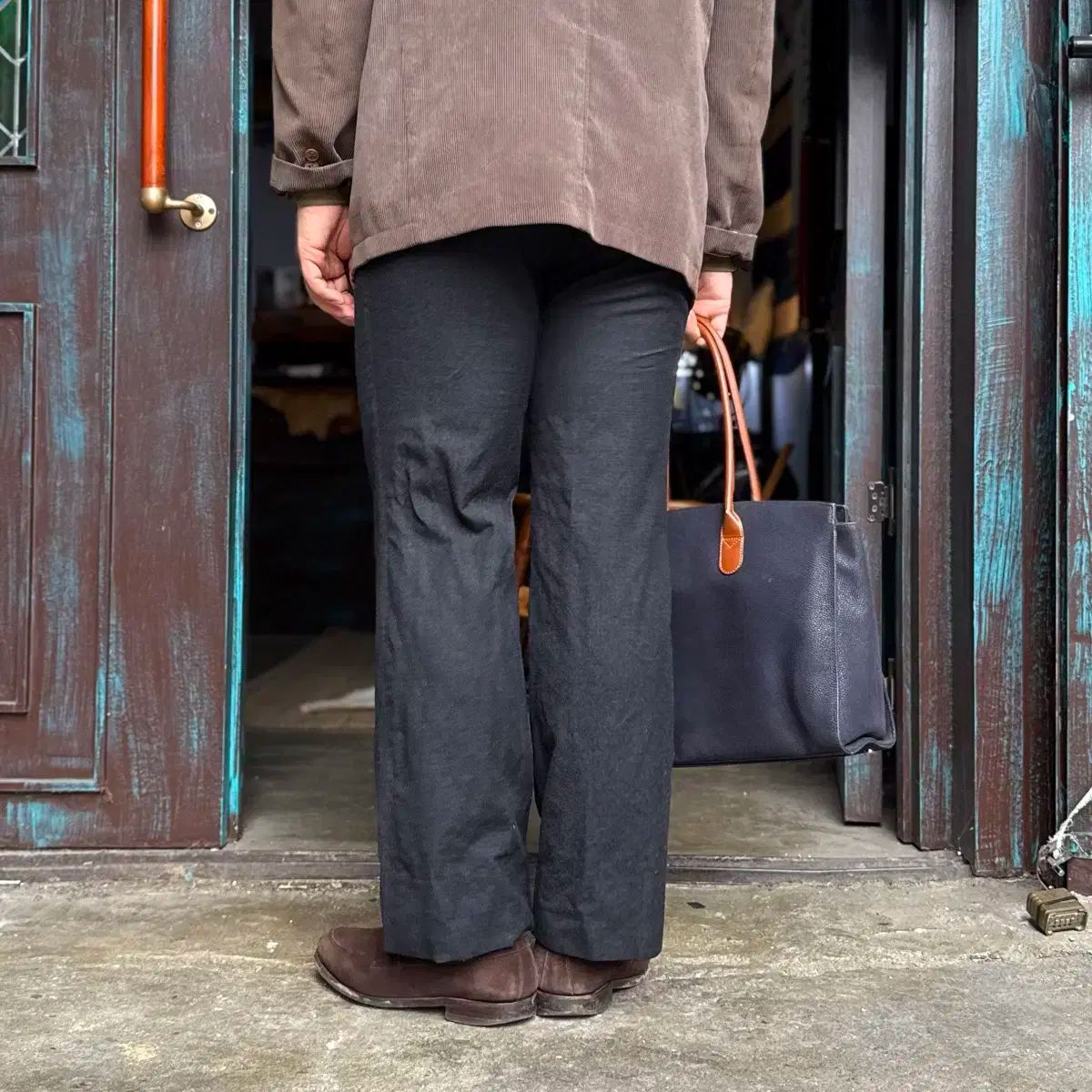 ウール スラックス