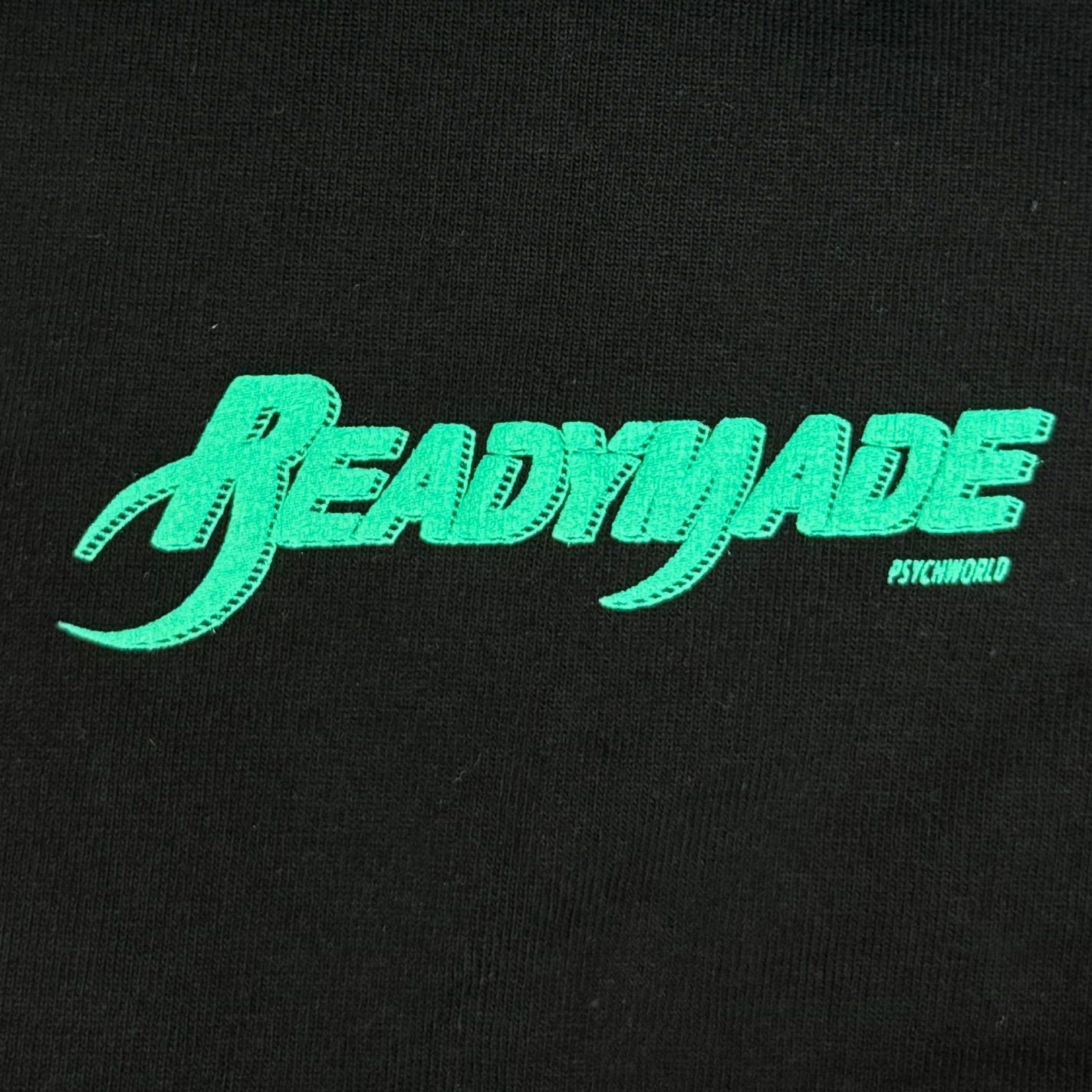 READYMADE × Psychworld コラボ ロゴプリント Tシャツ レディメイド サイコワールド  ブラック XL  62321A3