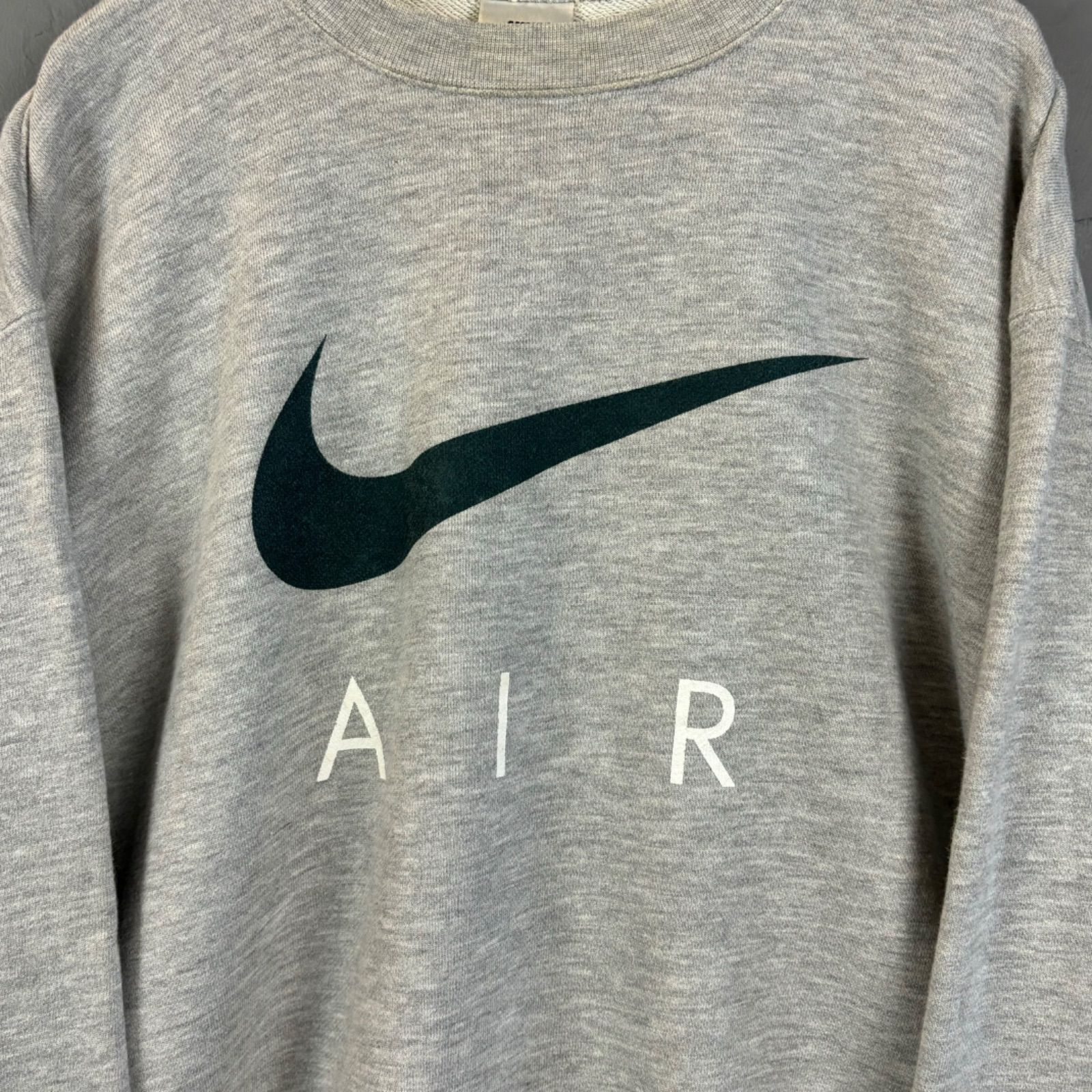 90s Vintage OLD NIKE AIR Swoosh 銀タグ スウェットトレーナー プル 