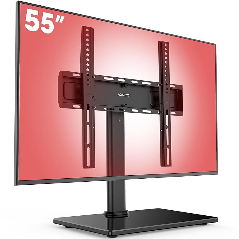即納：AOKCOS テレビスタンド 卓上スタンド 27～55インチ対応 テレビ台