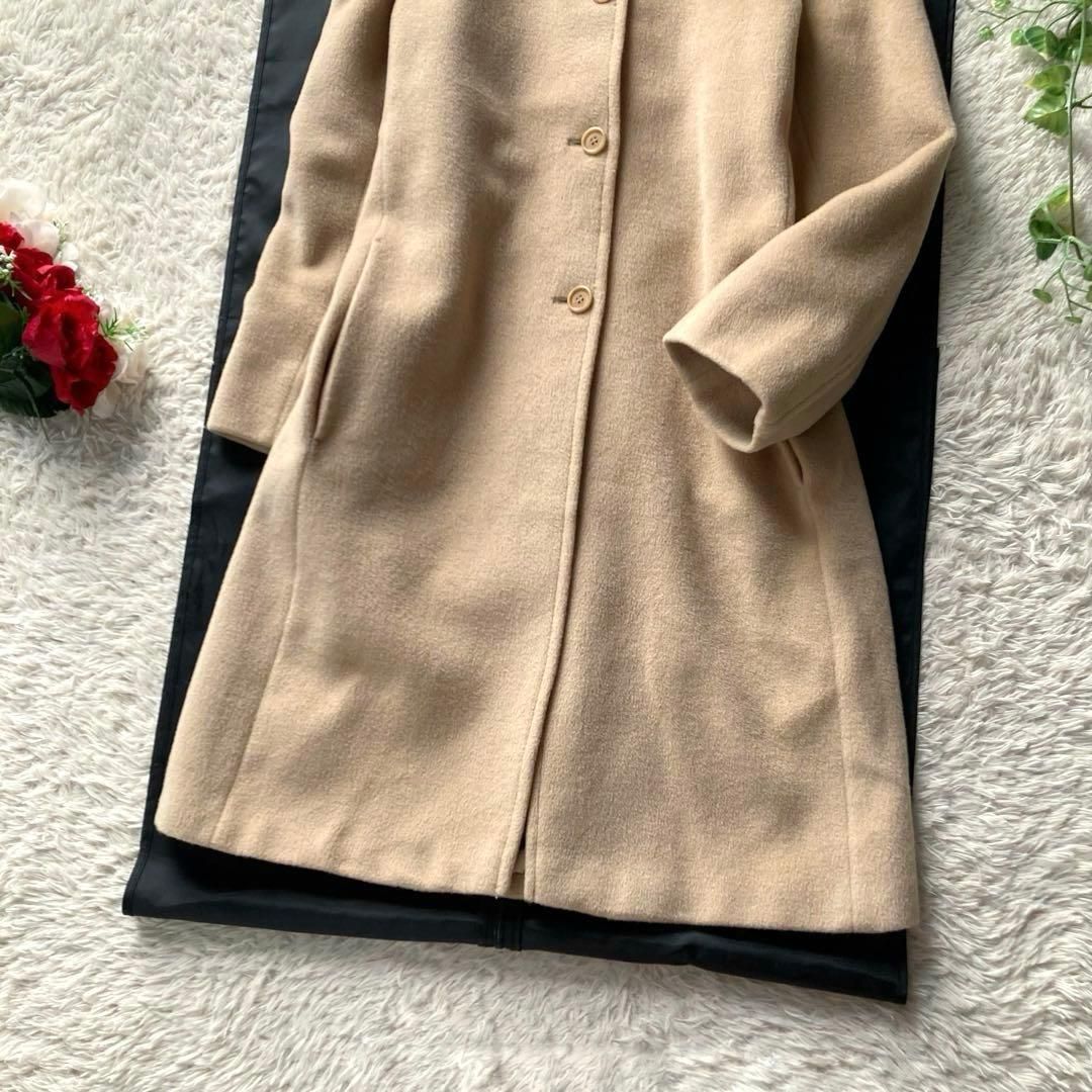 ★美品★MAX&Co. マックスアンドコー ロングコート カシミヤ混 Max&Co. マックスマーラ カシミヤ混 チェスターコート リアルファー
