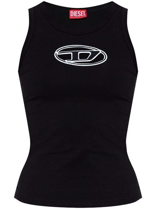 ディーゼル ロゴ入りコットン・タンクトップ 送料無料