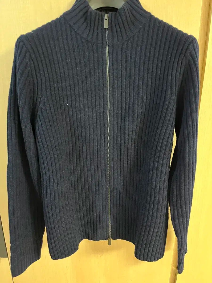 【雷市場（ポンジャン）商品韓国直送】 UNIQLO(ユニクロ) Jil Sander(ジルサンダー) ミドルゲージリップフルジップセーター ネイビー スモール