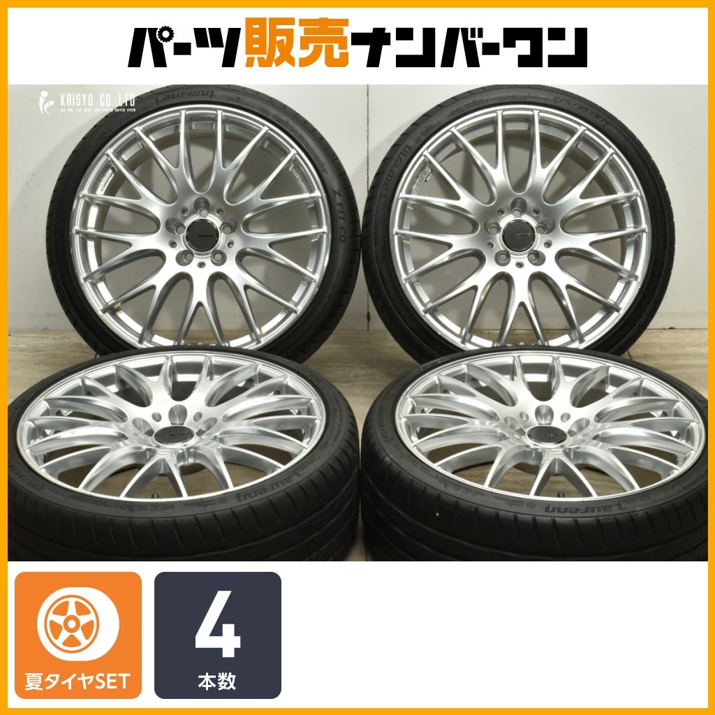 RAYS 19×8J+45 ホムラ 2×9 19インチ タイヤ付き4本 美品】RAYS ホムラ 2×9 19in 8J +45 PCD114.3 ミシュラン プレミア LTX