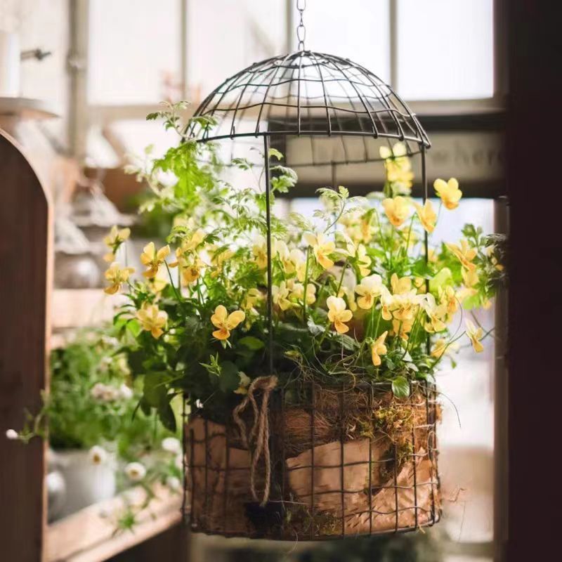 プランタースタンド フラワースタンド 幅20cm 5段 壁掛け 木製 スチール ハンギングプランター リビング インテリア家具 おすすめ・人気プランタースタンド フラワースタンド 幅20cm 5段