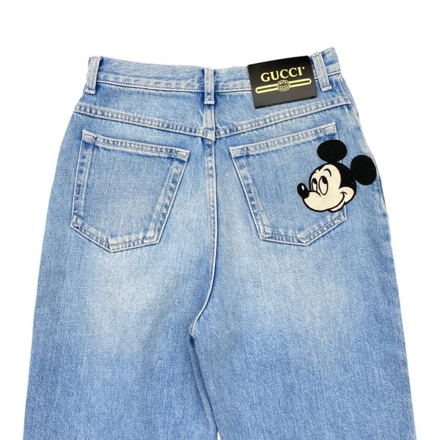 GUCCI グッチ　ライトブルーデニムパンツ　ディズニー ☆E4356 グッチ×ディズニーコラボ パンツ デニムジーンズ 539790