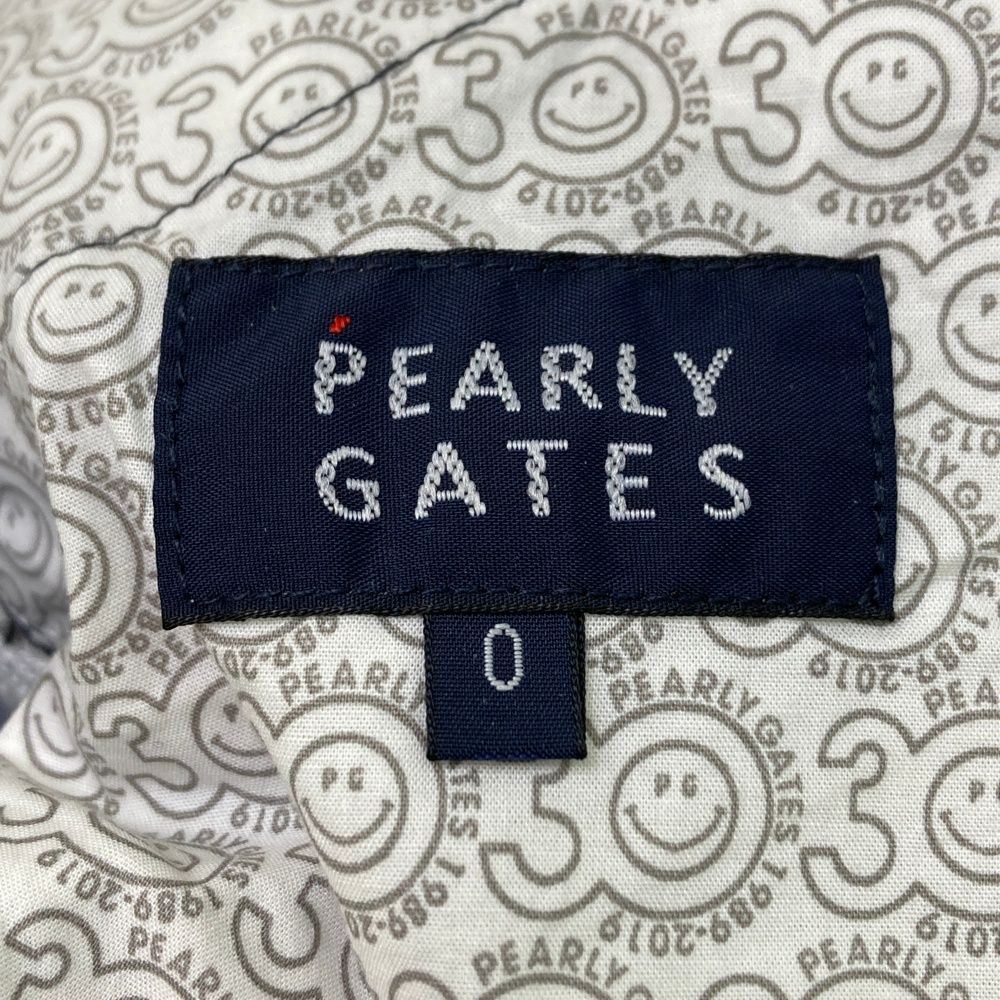 PEARLY GATES - 新品タグ付き パーリーゲイツ ゴルフパンツ レディース S(0)総柄 ネイビー PEARLY GATES パーリーゲイツ パンツ ダークネイビー×白 グレン