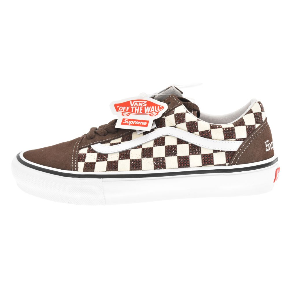 SUPREME (シュプリーム) ×Swarovski ×Vans Old Skool Brown