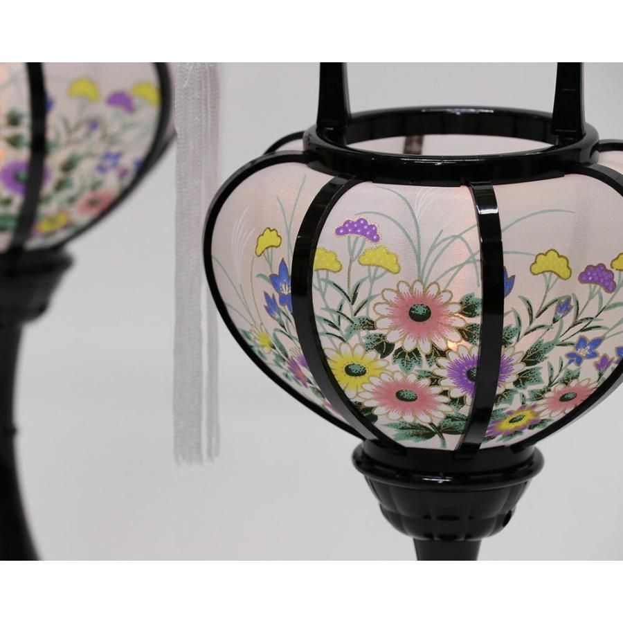 ▼ モダンLED  お盆灯籠 ▼ 盆提灯 モダン 結花3号 LEDコードレス ( 盆ちょうちん お盆提灯