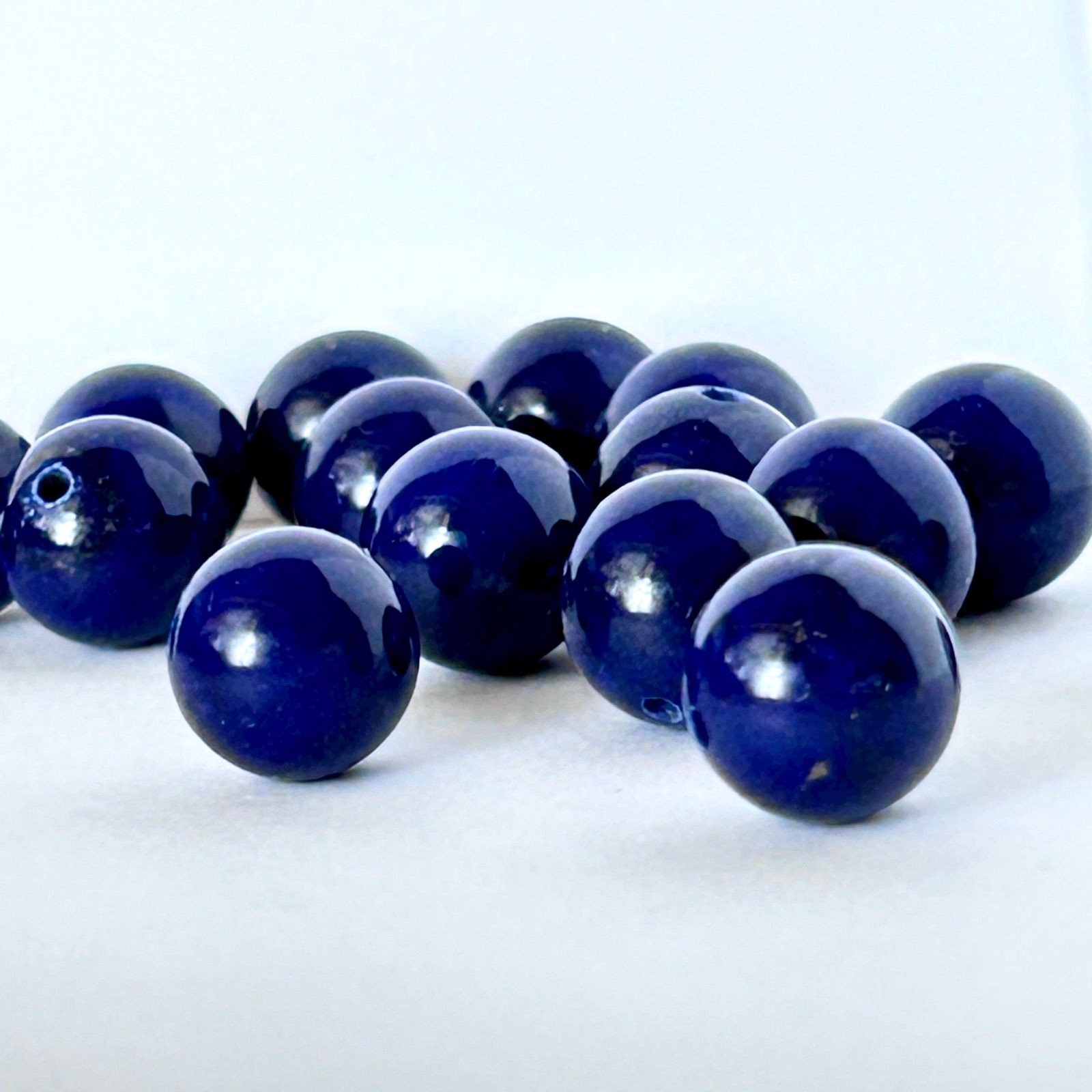 天然石☆ラピスラズリ10mm《 5粒 》Lapis lazuli 青金石 瑠璃 聖なる石