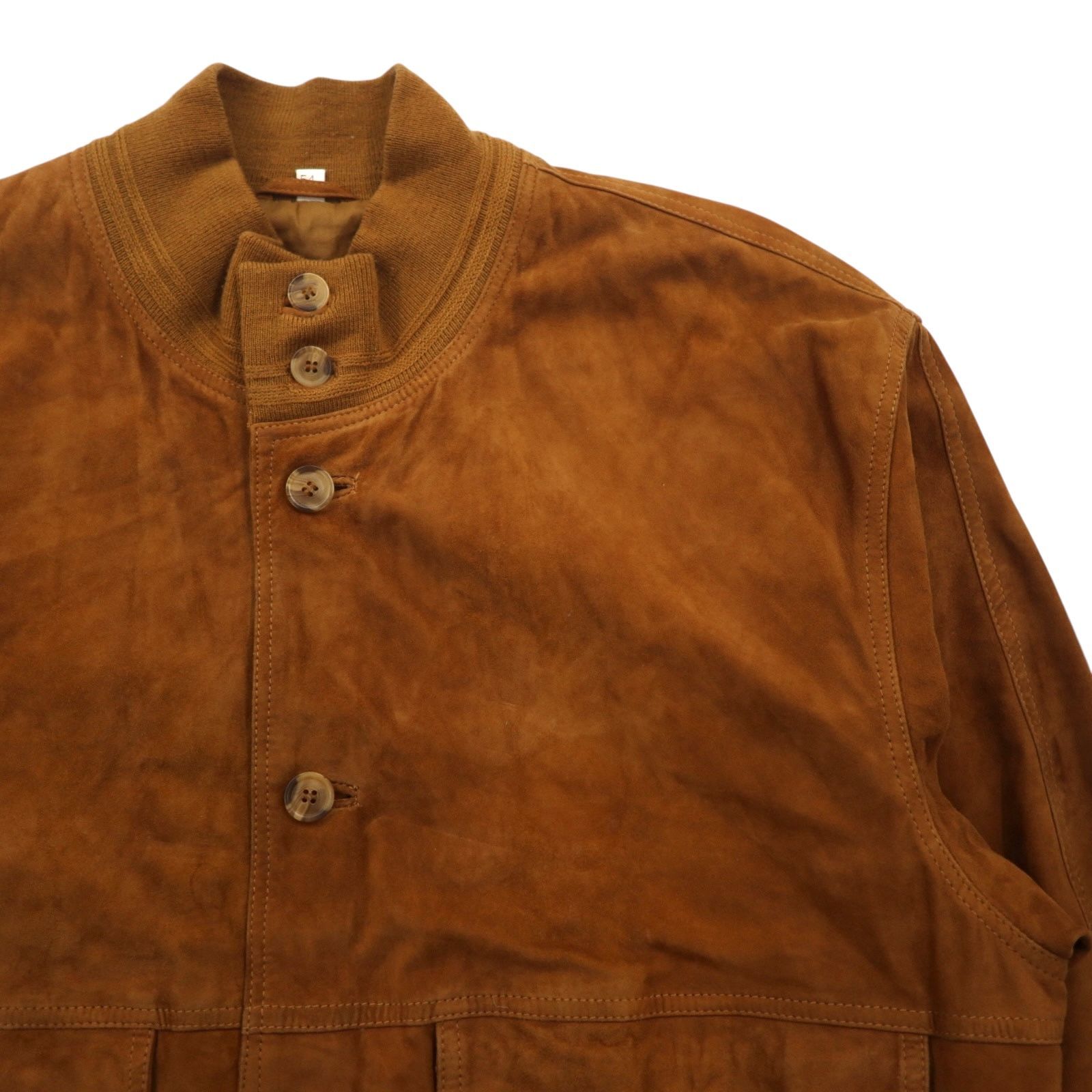 VINTAGE イタリア製 スウィングトップ レザージャケット XL ブラウン