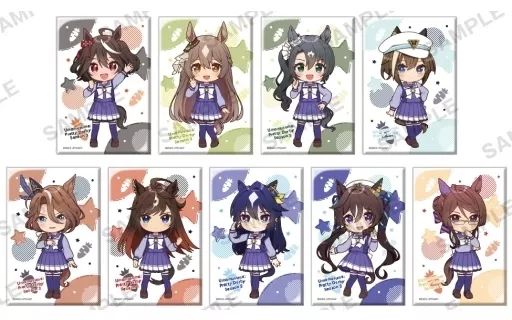 中古】バッジ・ビンズ 全9種セット 「ウマ娘 プリティーダービー