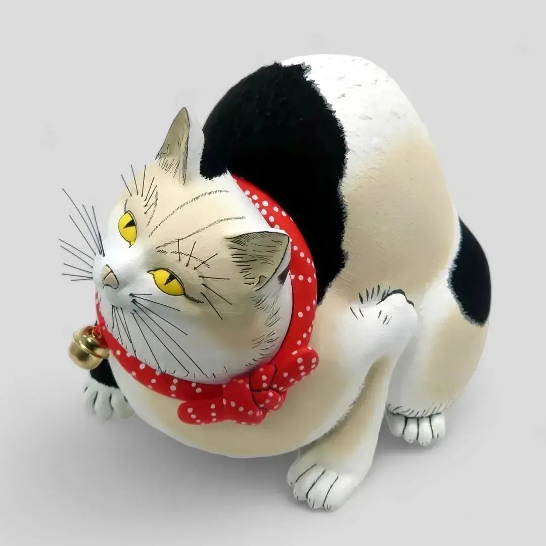 浮世絵 鼠よけの猫 立体置物【限定10点】日本 | Fantagy Models