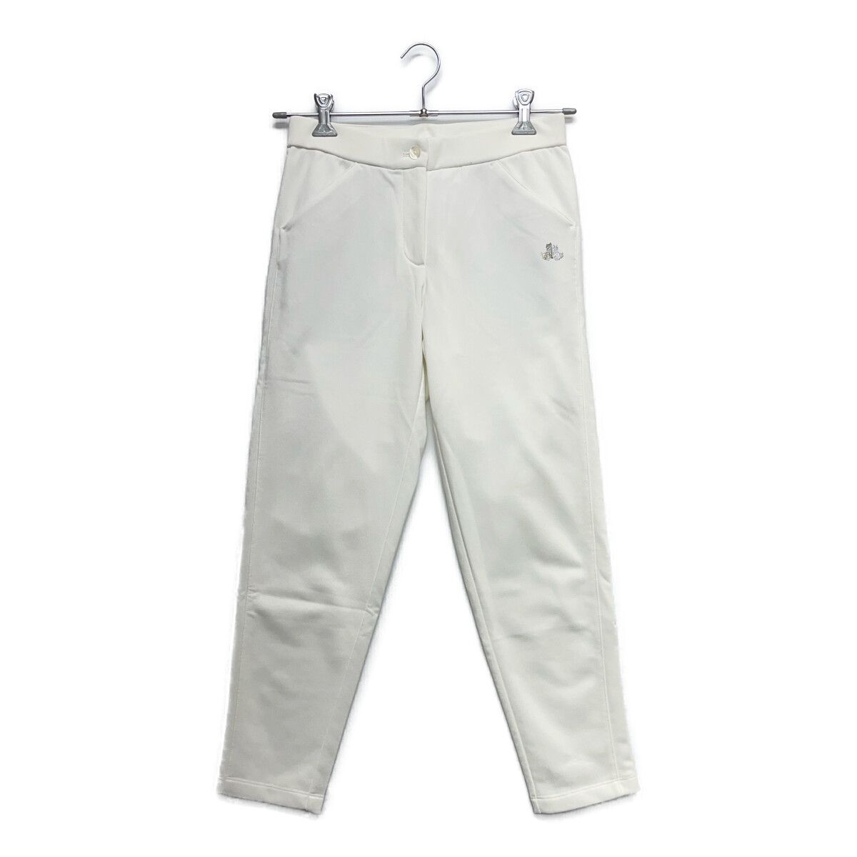 未使用品 レディース ブラック＆ホワイト BLACKu0026WHITE パンツ M 白 ホワイト アンクル丈 スウェット地