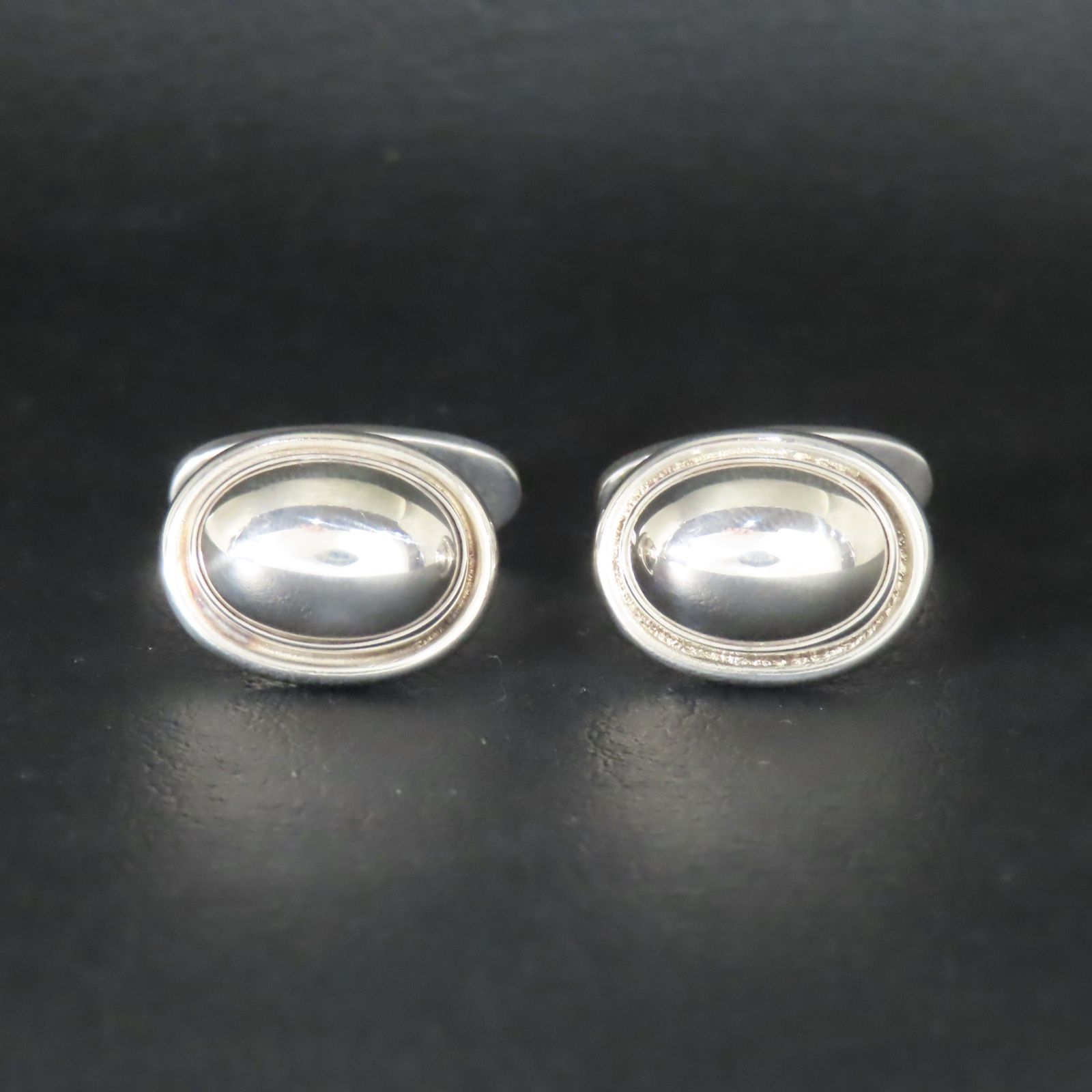 dunhill シルバー カフリンクス カフス　カジノ　新品未使用 ダンヒル dunhill カフス メンズ カフリンクス カフスボタン Dシリーズ