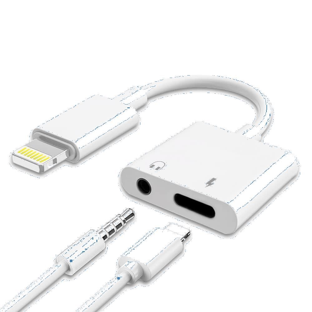 TOMPOL【2022 MFi正規認証品】iPhone イヤホン変換アダプター Lightning 3.5mm 充電 同時 音楽 ライトニング イヤホン  二股 交換コネクタPhone13/12/11/Xs/Xs max/Xr/X/8/8plus/7/7plus - メルカリ