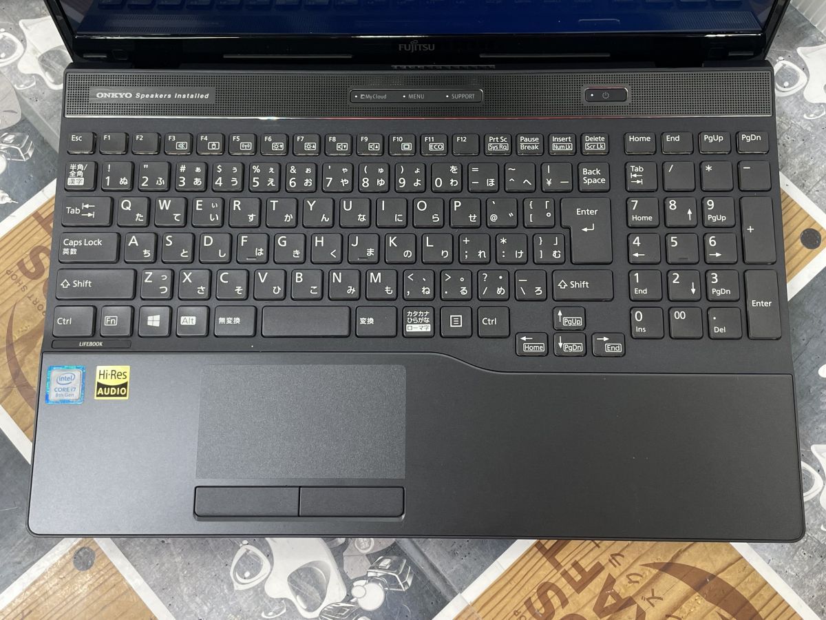 ▽富士通 FUJITSU ノートパソコン FMVWD1A37B ノートPC 中古稼働品