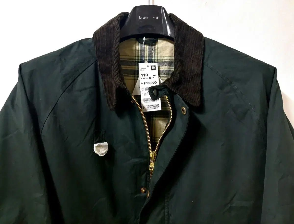 【雷市場（ポンジャン）商品韓国直送】 TOPTEN10(トップテン10) コーデュロイ ゴールド ジップアップ ハンティング ジャケット 110