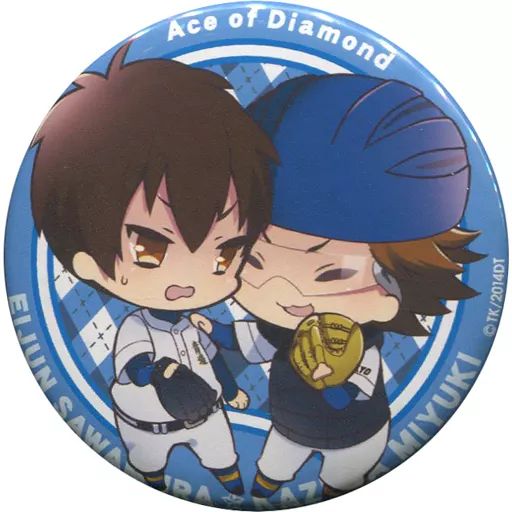 中古バッジ・ピンズ(キャラクター) ダイヤのA 御幸一也 沢村栄純 原画