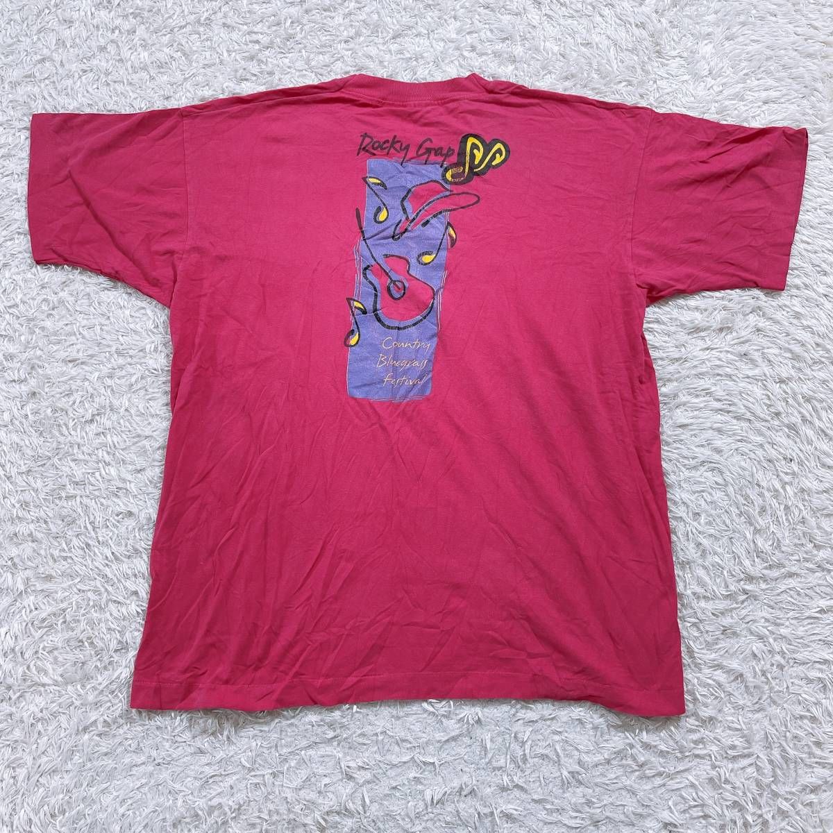 レディースXL FRUIT OF THE LOOM Tシャツ ピンク 訳アリ品 半袖