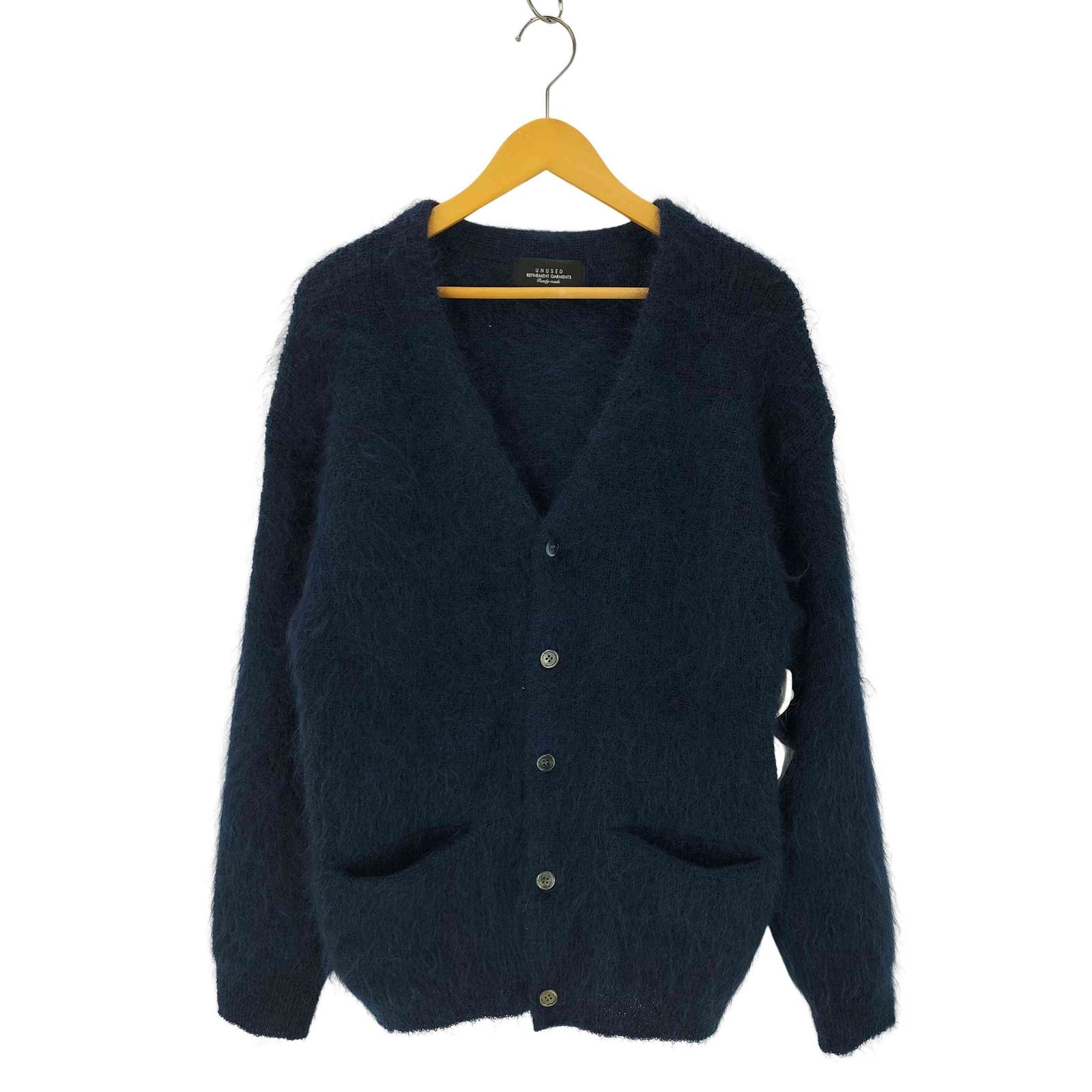 アンユーズド UNUSED 22AW 7G cardigan モヘア70％ カーディガン