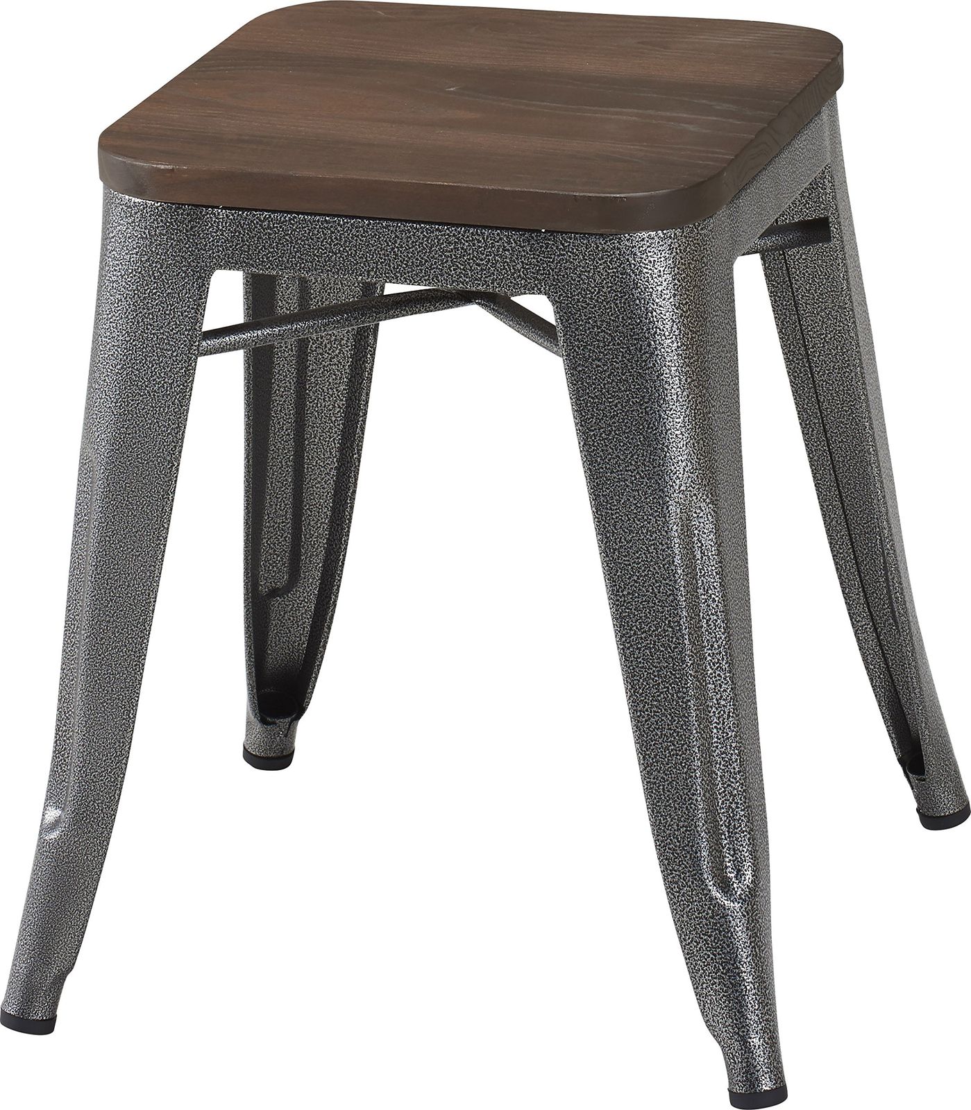 数量 椅子 鉄 チェア アンティーク 座面 スツール 木製 メタル エルム ハンマートーン パール金属 N-83