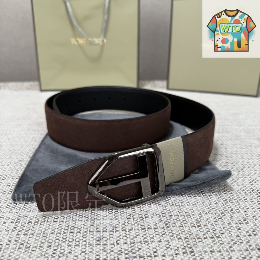 今日特価】Tom Ford トムフォード ダブルフェイスベルト-1