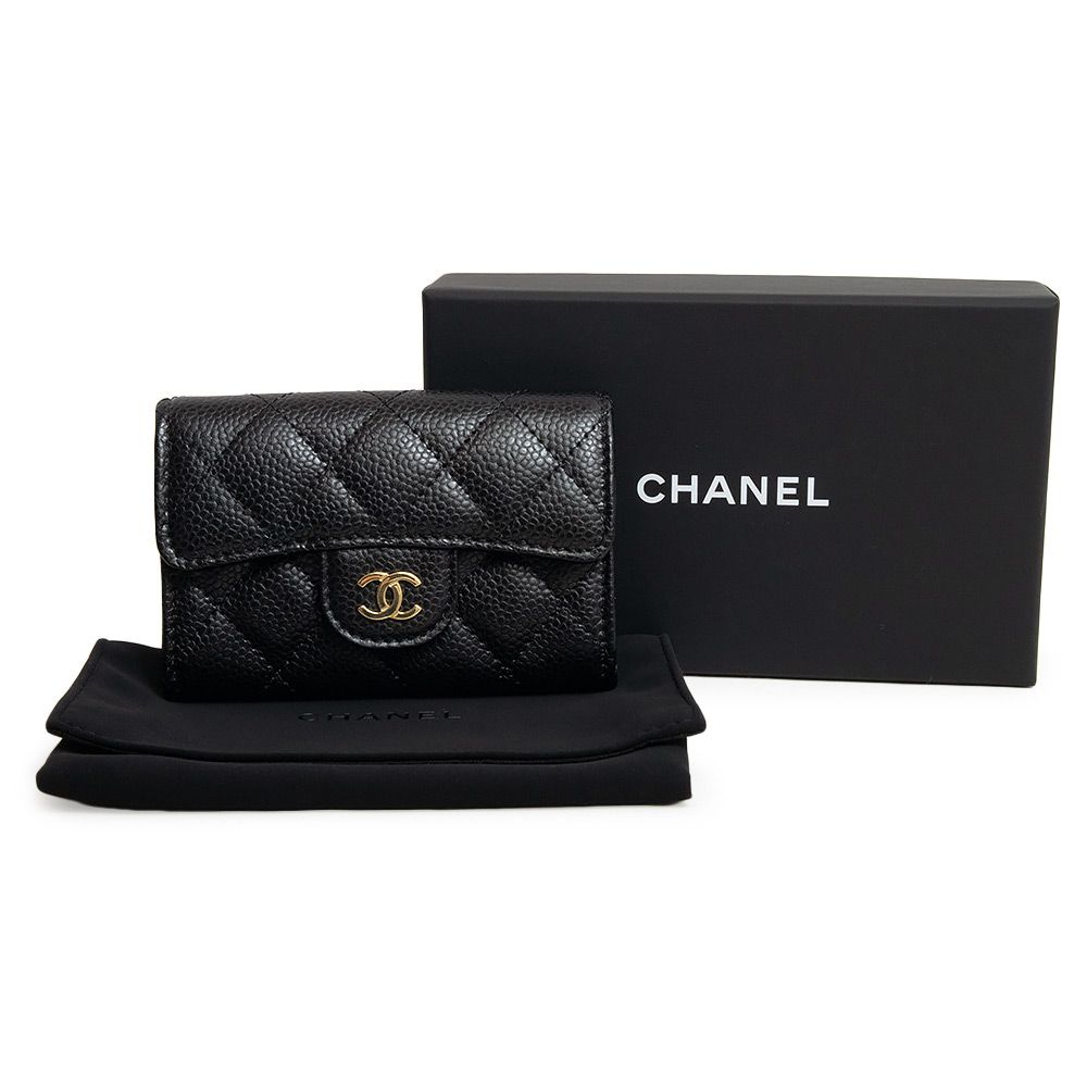 正規品CHANEL ラムスキン名刺入れ 美品 レザー クラシック フラップ シャネル マトラッセ クラシック フラップ カードケース パス
