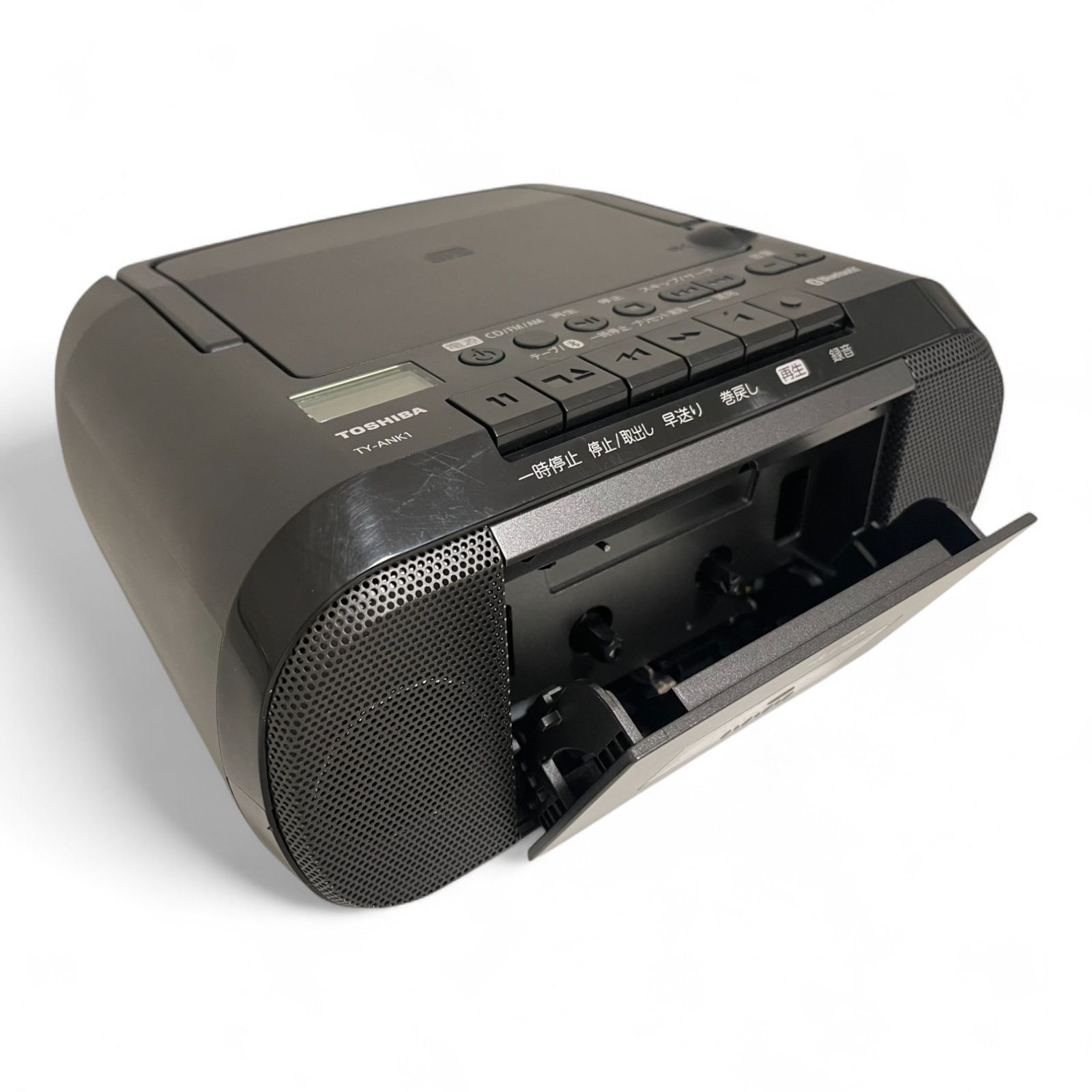 ○ 東芝 TOSHIBA CDラジオカセットレコーダー TY-ANK1 ブラック