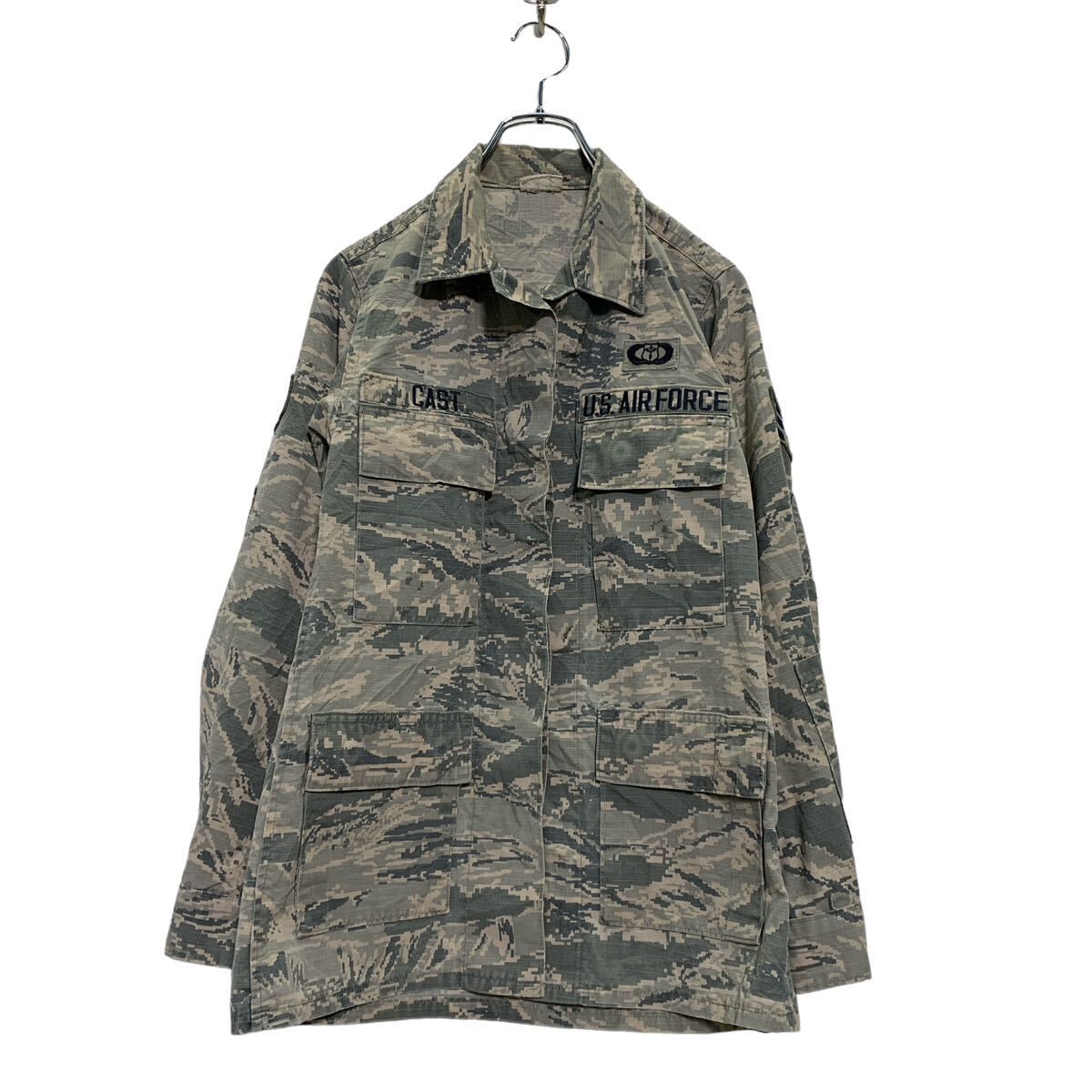 U.S.AIR FORCE ミリタリージャケット L～ レディース グレー