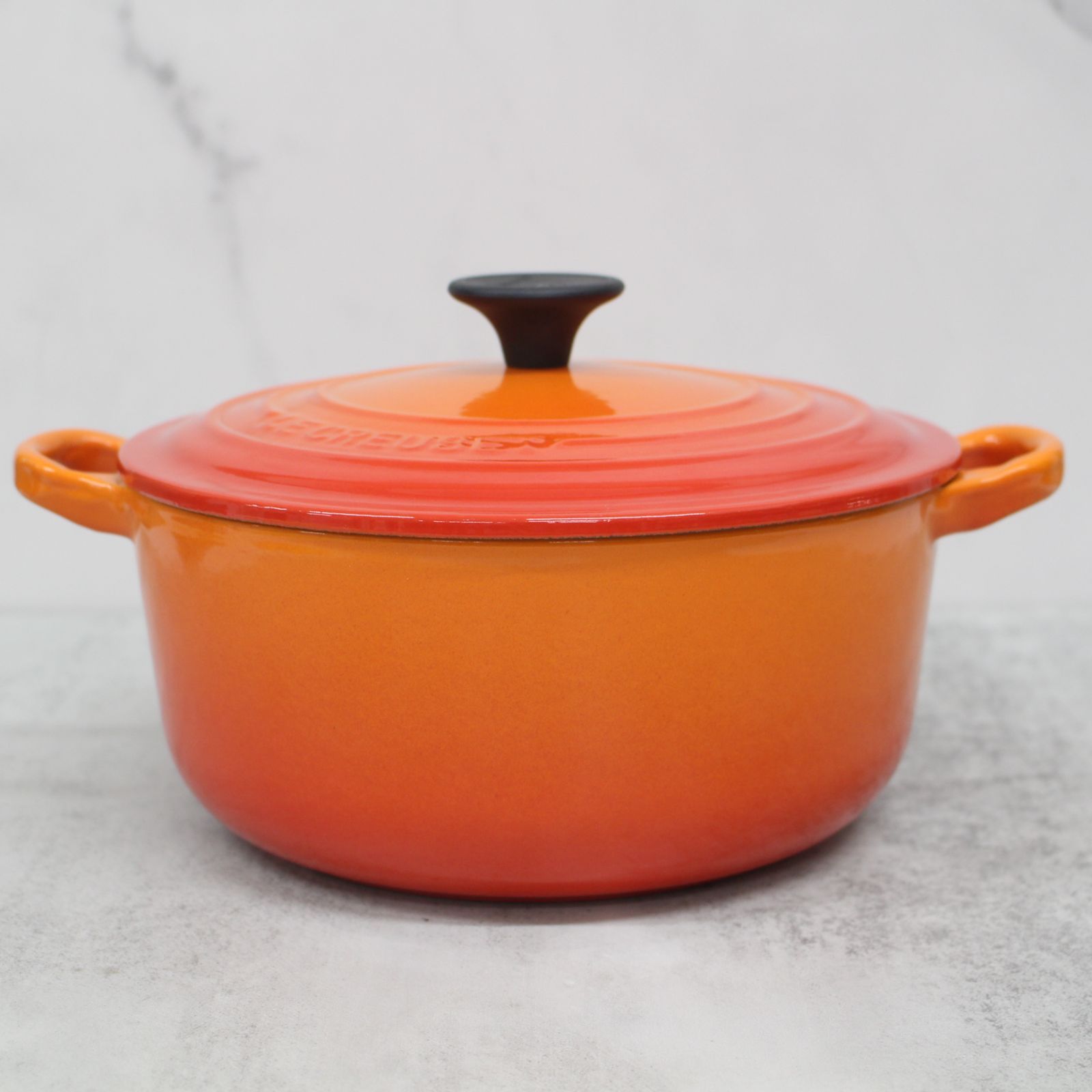 S166)【美品】LE CREUSET/ル・クルーゼ ココットロンド 20cm