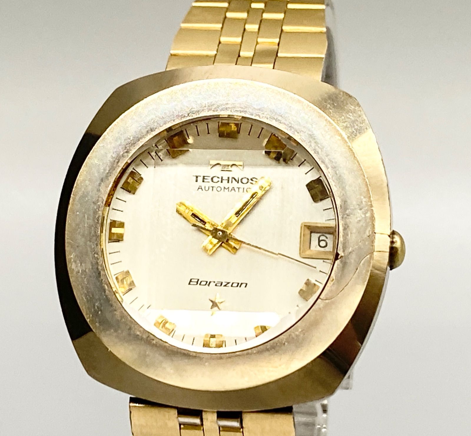 平和堂貿易 TECHNOS BORAZON 美品 9410】【中古美品】TECHNOS テクノス Borazon -Ⅲ ボラゾン AUTOMATIC