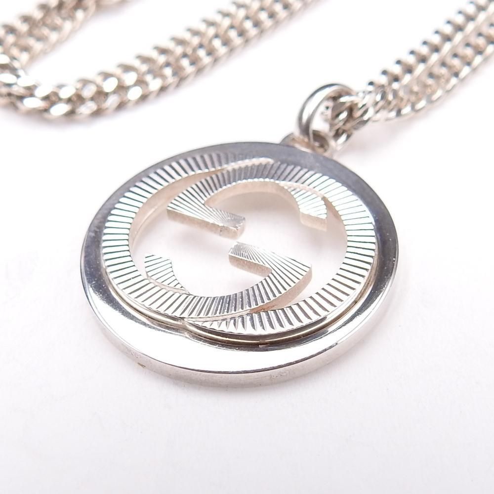 美品【正規品】Gucci ネックレス インターロッキングG チェーン SV925 