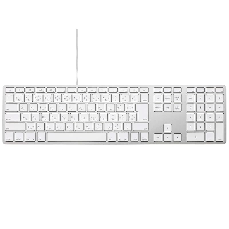Matias Wired Aluminum keyboard for Mac JP model 日本語配列 USB