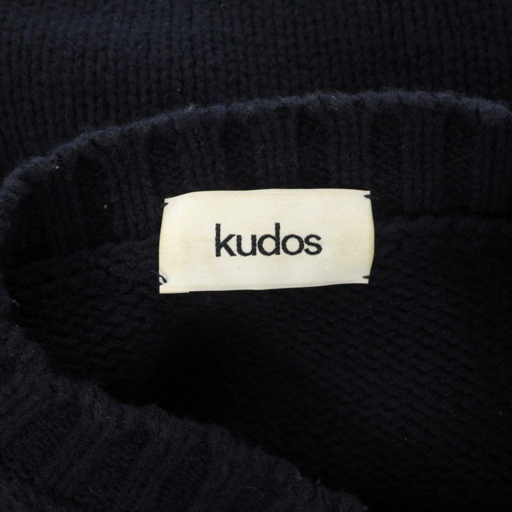 クードス Kudos 18AW スリット ニット セーター F ネイビー KK18YY02 - メルカリ