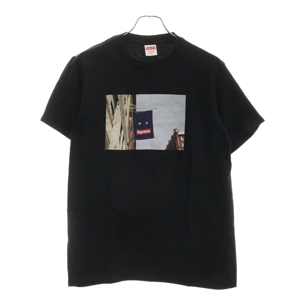 SUPREME (シュプリーム) 19AW Banner tee バナー プリント 半袖Tシャツ ブラック