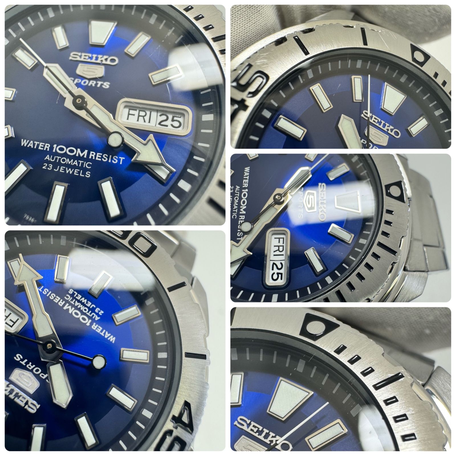 希少・動作良好】腕時計 メンズ セイコー 5スポーツ SNZE93K1 7S36