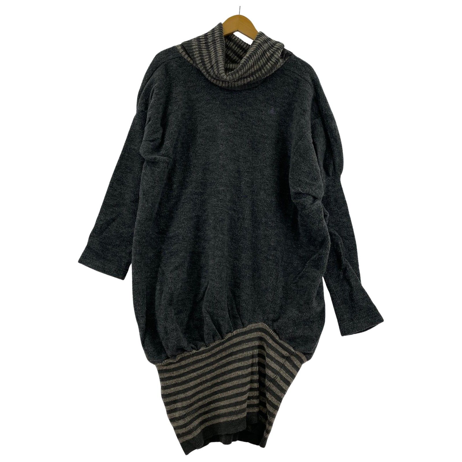 Vivienne Westwood red label ﾆｯﾄﾜﾝﾋﾟｰｽ ｸﾞﾚｰ - メルカリ vivienne