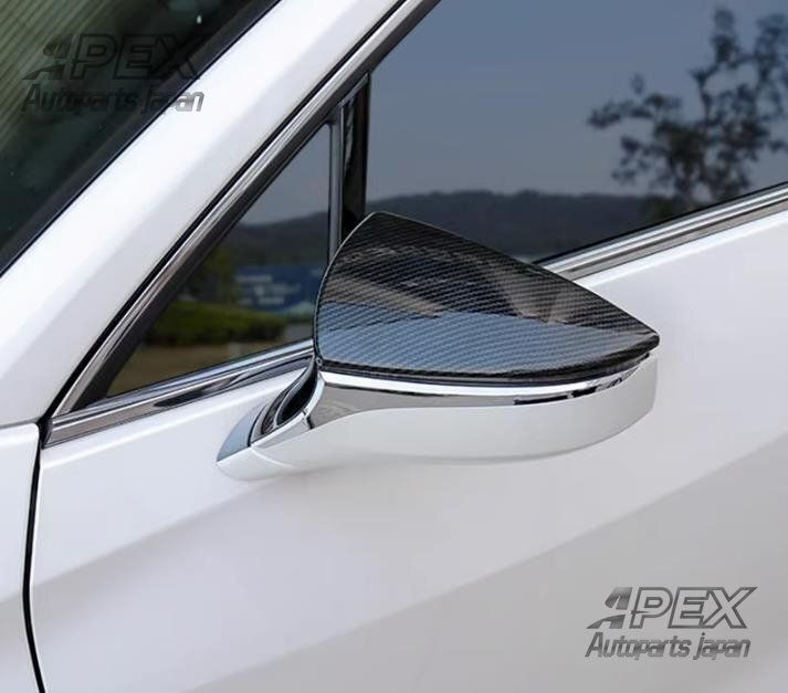高品質 レクサス 2019-2025 ES UX ドライカーボン ファイバー ドアミラーカバー 2P