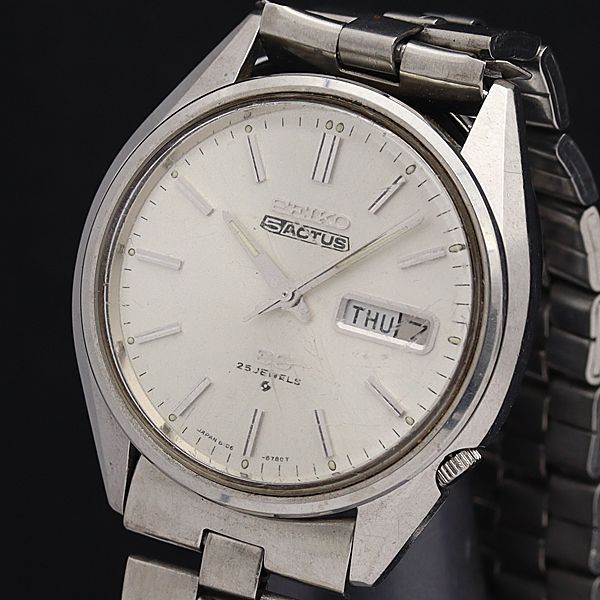 SEIKO 自動巻き時計 25 JEWELS シルバー