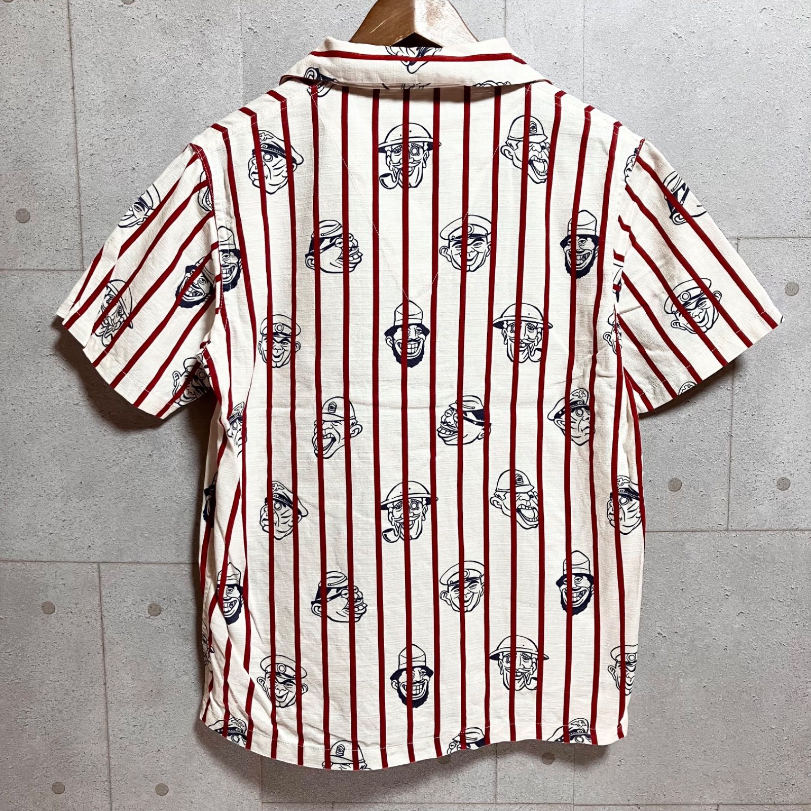 WEIRDO ウィアード セットアップ シアサッカー オープンカラー シャツ