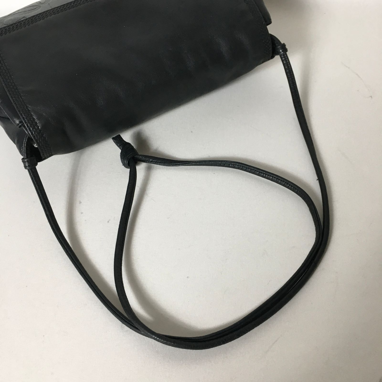 2507-139｜美品｜ロエベ ショルダーバッグ ナッパレザー ブラック 2507-139｜美品｜ロエベ ショルダーバッグ ナッパレザー ブラック